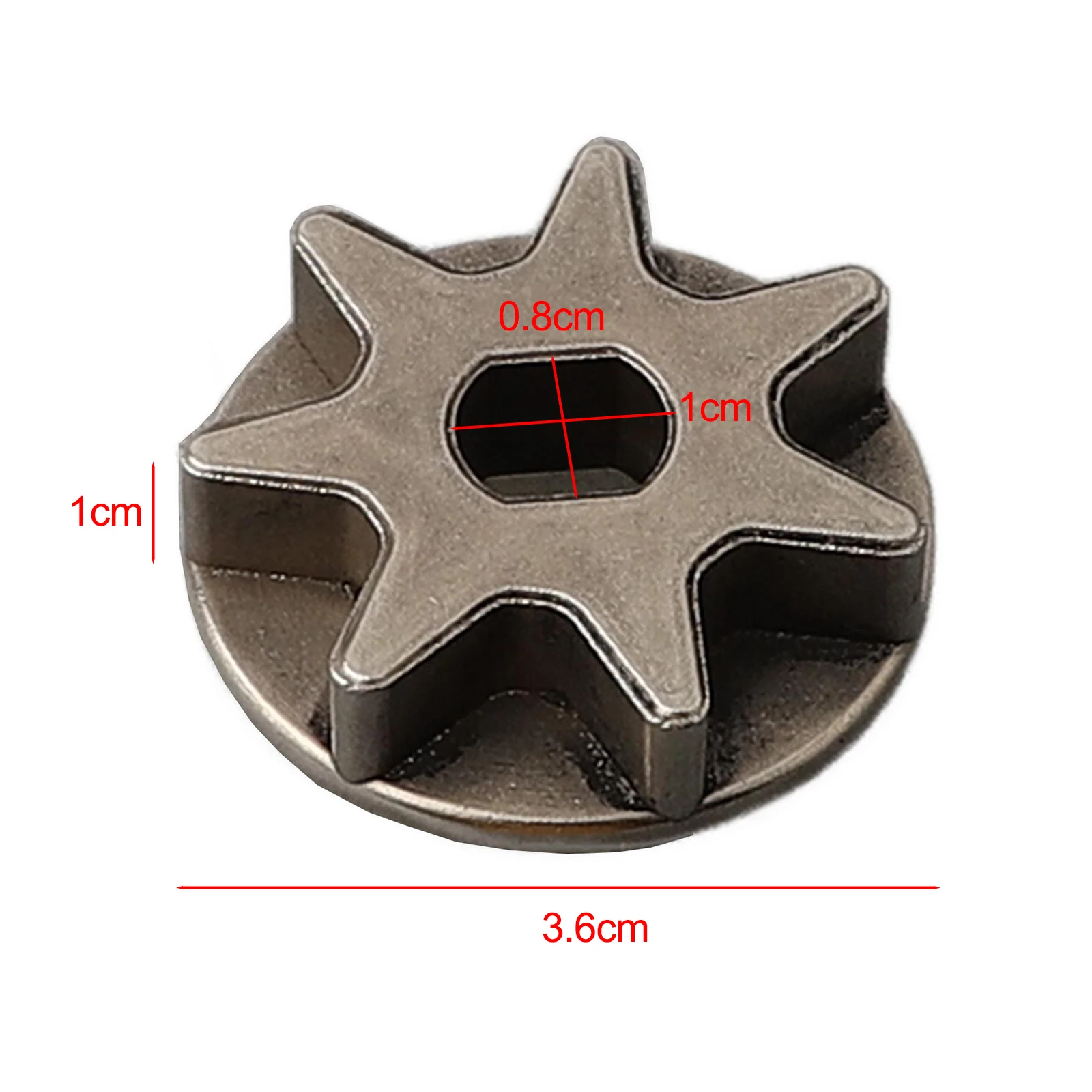 1pc 7 Tooth Chain Saw Sprocket Angle Grinder Electric Saw Gear 8x10mm For 5016 Electric Chain Saw Power Tool Accessories image 3