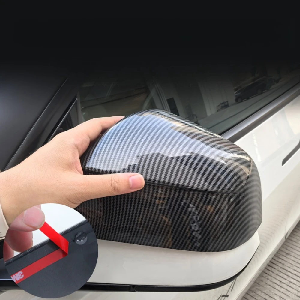 For Tesla Model Y Juniper 2025 2026 Rearview Mirror Cover Car ABS Side Mirror Cover Exterior Accessories(not fit Standard)