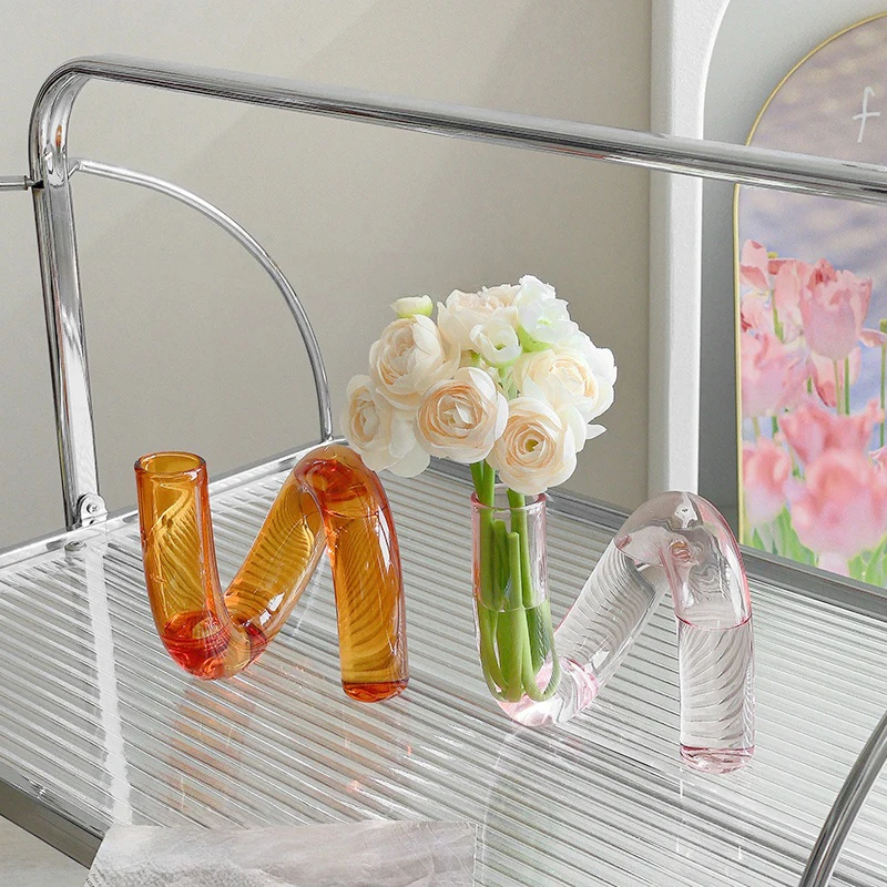 Glass Vase For Wedding Reception Suit For Pampas Grass Table Vase Home Decor Coffee Table, Bookshelf Home Living