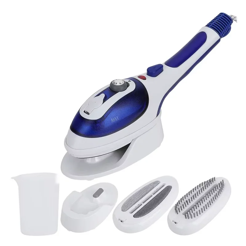 Household Handheld Steam Iron with Adjustable Temperature, Ceramic Base Plate, Portable Steam Iron for Home Travel Use