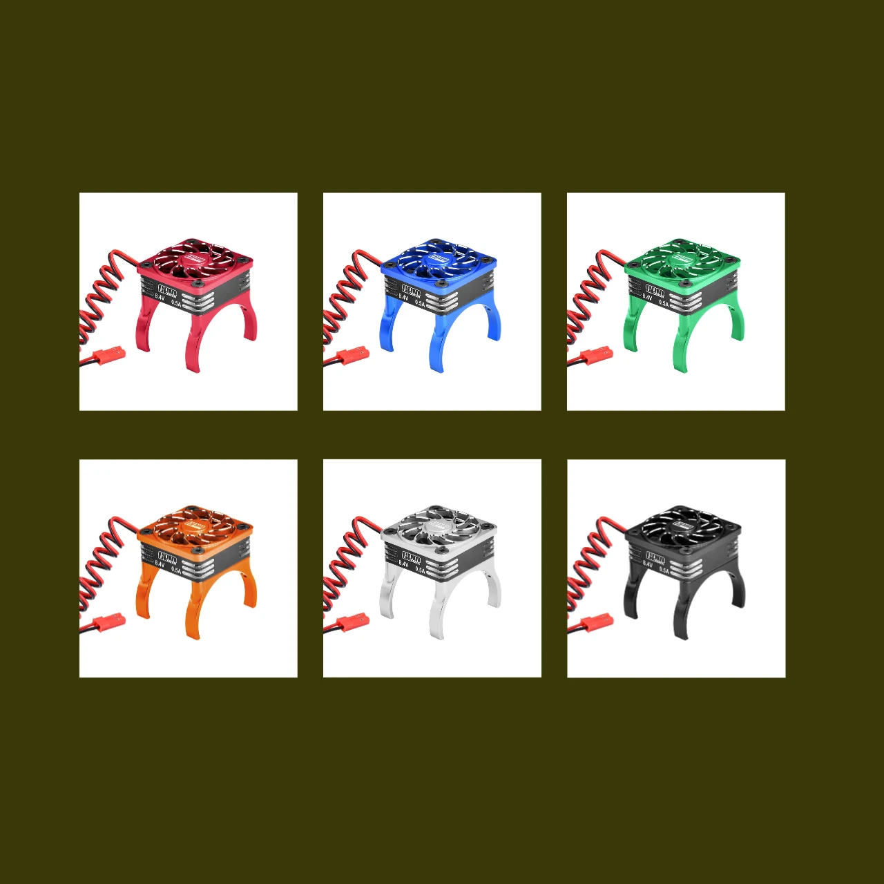 

Высокоскоростной охлаждающий вентилятор GPM, 20000 об/мин, совместимый с двигателем 36 мм Mini XRT Mini Maxx Jato