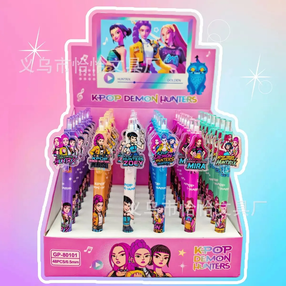 

!!random KPOP Witch Hunting Team Press Pen High Beauty Neutral Pen Patch Korean Manga Style Cute Student Girl Stationery