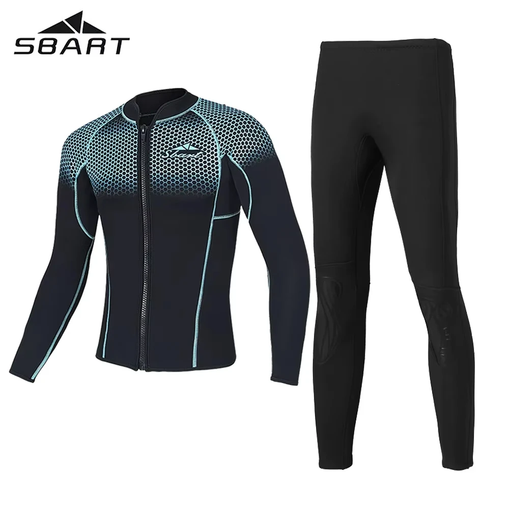 1.5mm Neoprene Wetsuit Women Men Split Warm Surfing Suit Long Sleeved Wet Suit Swimming Suit Cold Proof Full Set Diving Suit