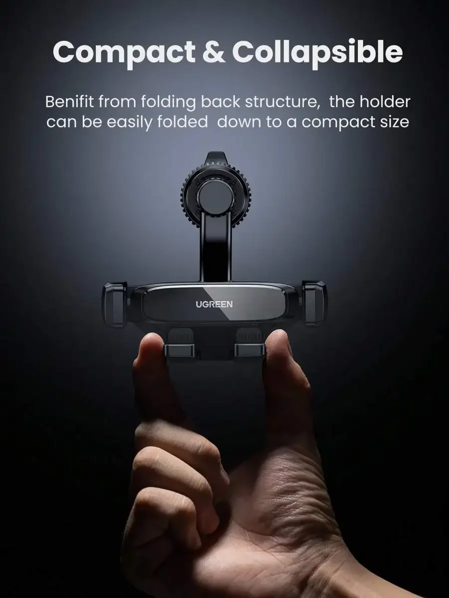 

Compact Collapsible Car Air Vent Phone Holder For 4.7-7.2 Inch Smartphones