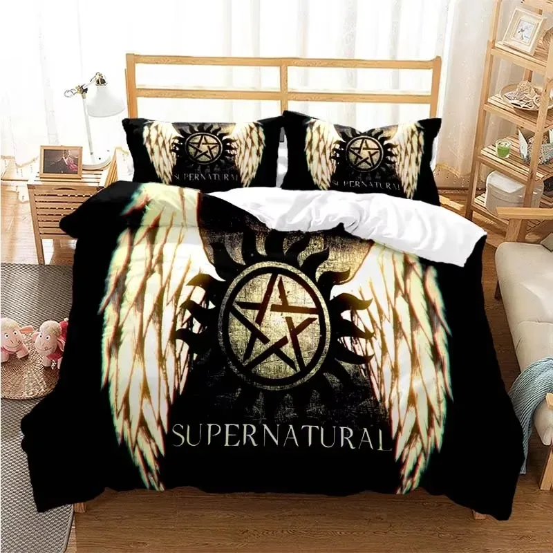 

Supernatural 3D Printed Duvet Cover Set Twin Full Queen King Size Bedding Set Bed Linens Bedclothes Comforter Bedding Sets