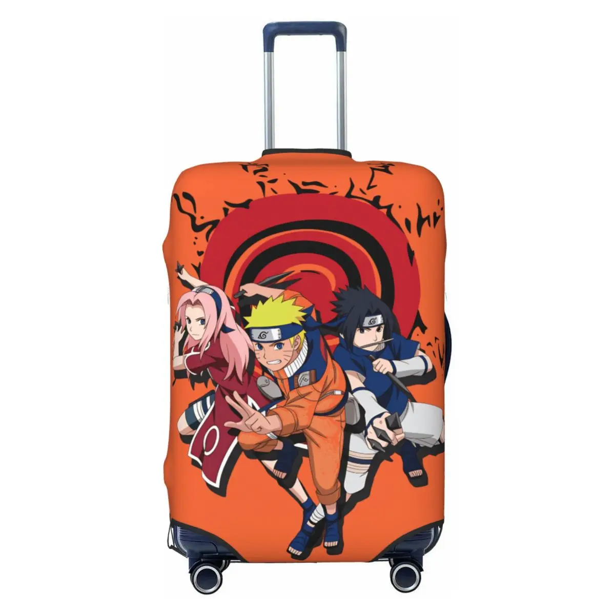 

N-Narutoes Uzumakis Narutos Luggage Cover Elastic Vintage Comics Movie Travel Suitcase Protective Covers Suit For 18-32 inch