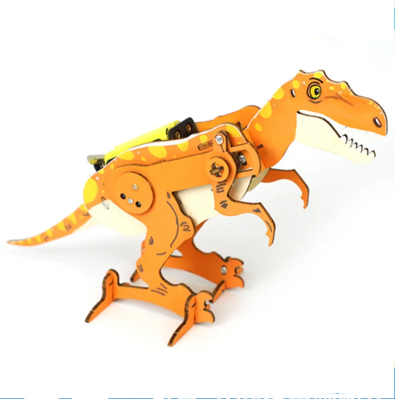 Technological Toys Teenagers Handmade DIY Electric Rex Model For Primary School Students Scientific Experiment Toolkit G332