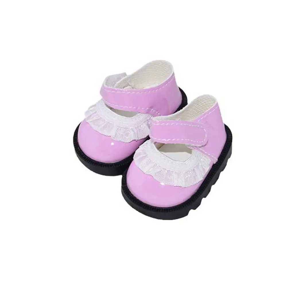 

PU Leather PU Leather Bow Doll Shoes Doll Shoes Boots Shoes Leather Shoes Dolls Cute 1 Pair Doll Shoes Boots Children Toys