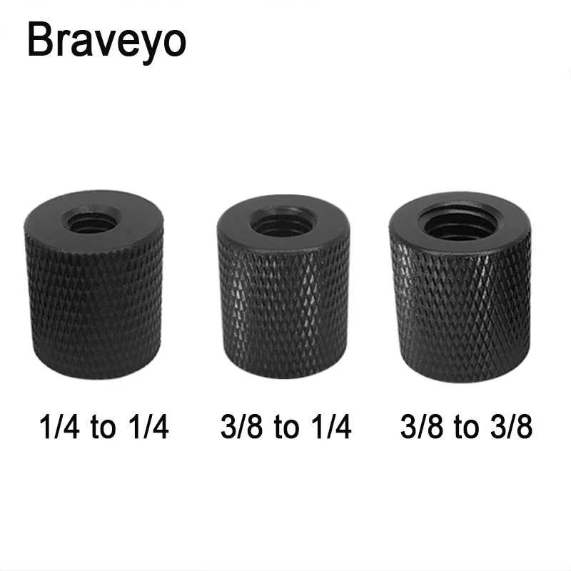 1/4 3/8 تحويل المسمار العالمي التصوير الملحقات المسمار مادة سبائك الألومنيوم لكاميرا Dslr