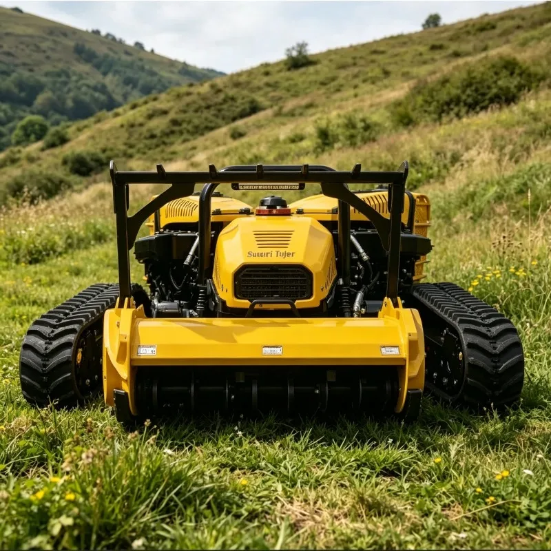 Powerful Heavy-duty Diesel High-tech Lawn Mower with Remote Control Technology CE certified Cordless lawn mower battery life