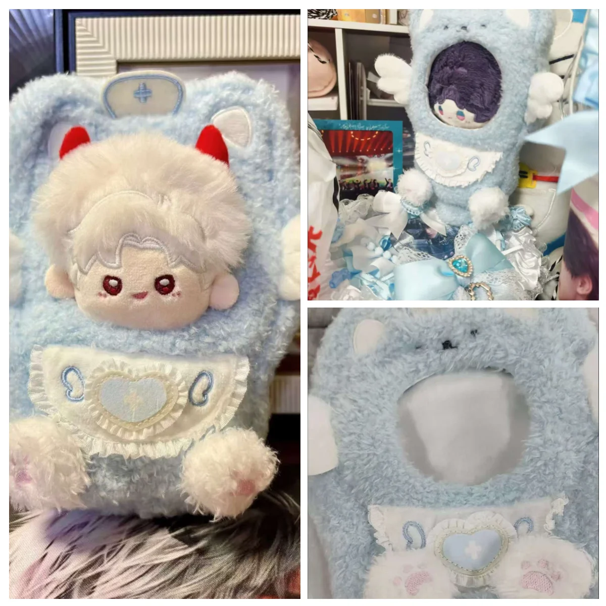 Amor y espacio profundo, juguete de peluche de 10cm, accesorios de ropa, juego de tarjetas para muñecas, Rafayel Sylus, insignia multifuncional para muñeca, regalo de ropa