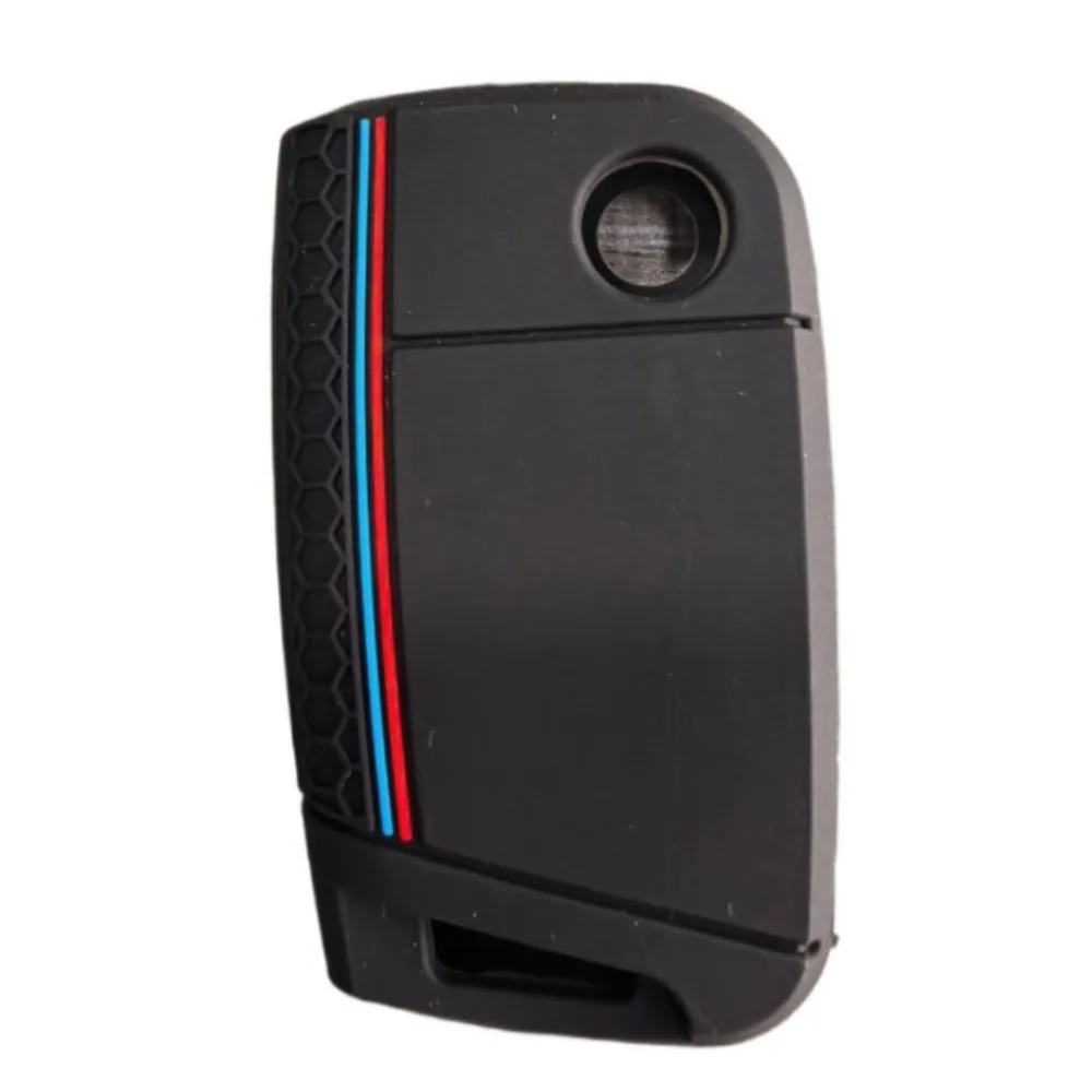 غطاء مفتاح السيارة من السيليكون لسيارة VW Golf 7 GTI POLO T-Roc touran Tiguan Skoda Octavia Rapid kodiaq Fabia Seat Ibiza leon Ateca Arona