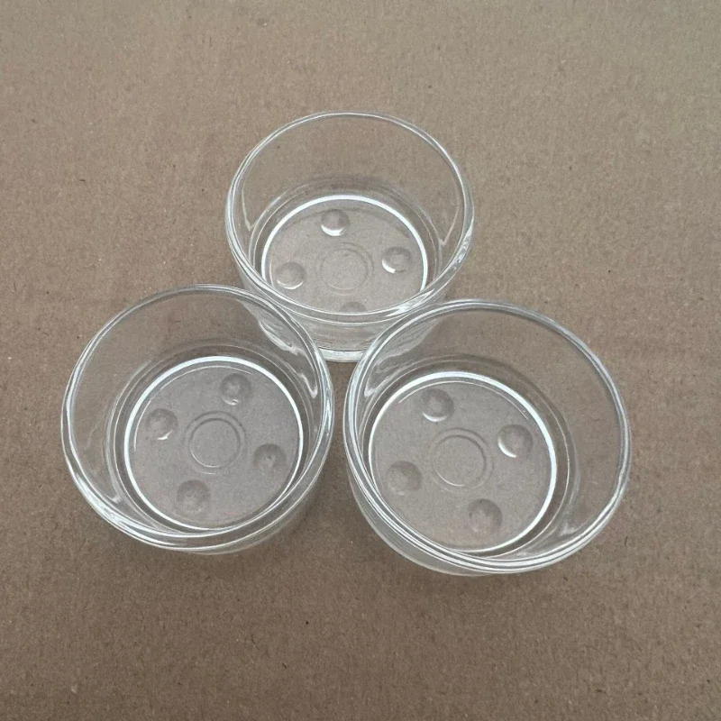 10pcs Tea Wax Cup Glass Candle Holders DIY Handmade Aromatherapy Candles Container Wedding Decoration Table Candlestick