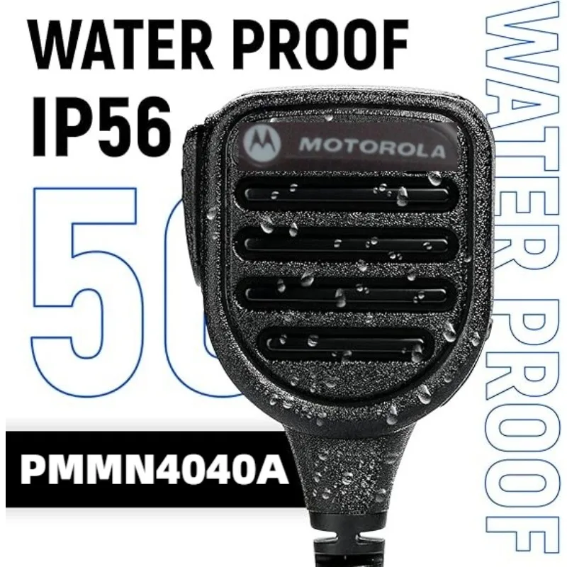 PMMN4040A Remote Speaker Microphone IP56 Submersible RSM Mic for Motorola APX4000 APX6000 APX7000 XPR7550e XPR7580e XPR6350 ﻿
