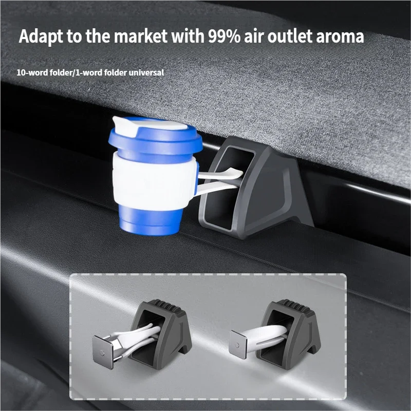 CT For Model 3 Y Juniper 2024 2025 Air Outlet Vent Aromatherapy Clip Freshener Adapter Bracket Fragrance Converter