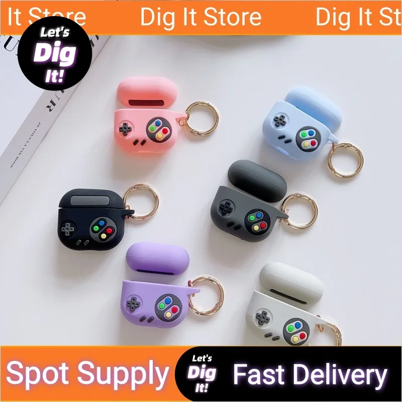 

READY STOCK for Airpods4 Case Creative Game Model Cute 3D Cartoon Soft Silicone Wireless Earphone Protective Case Cover