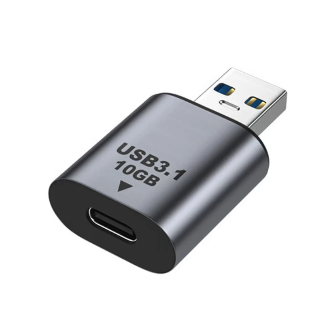 USB‑A Male to USB‑C Female Adapter USB3.1 Gen2 10Gbps High‑Speed Data Transfer Converter Connector for Laptop Phone