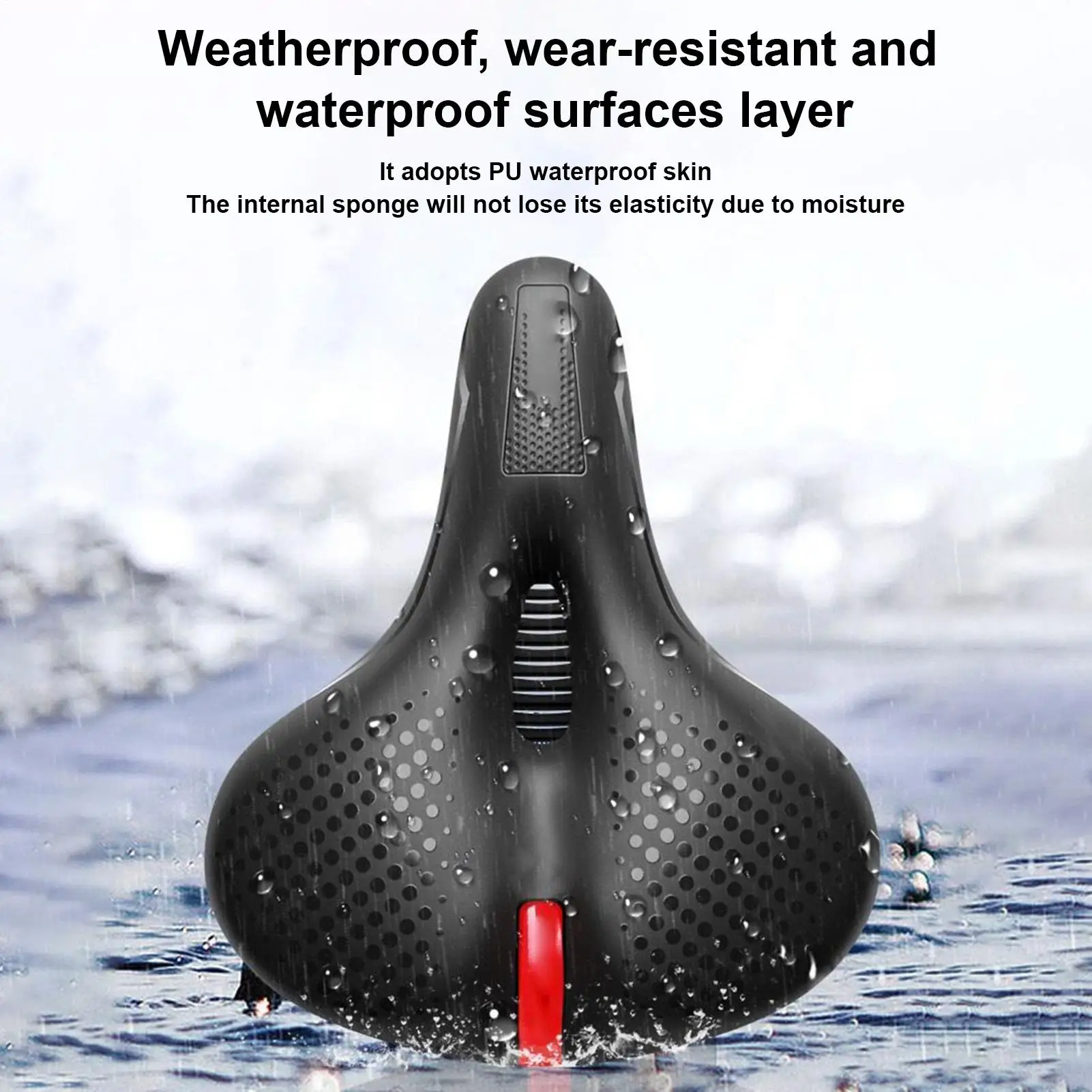 

Велосипедное седло, силиконовая подушка, амортизирующее удобное велосипедное сиденье, полое дышащее утолщенное губчатое велосипедное сиденье