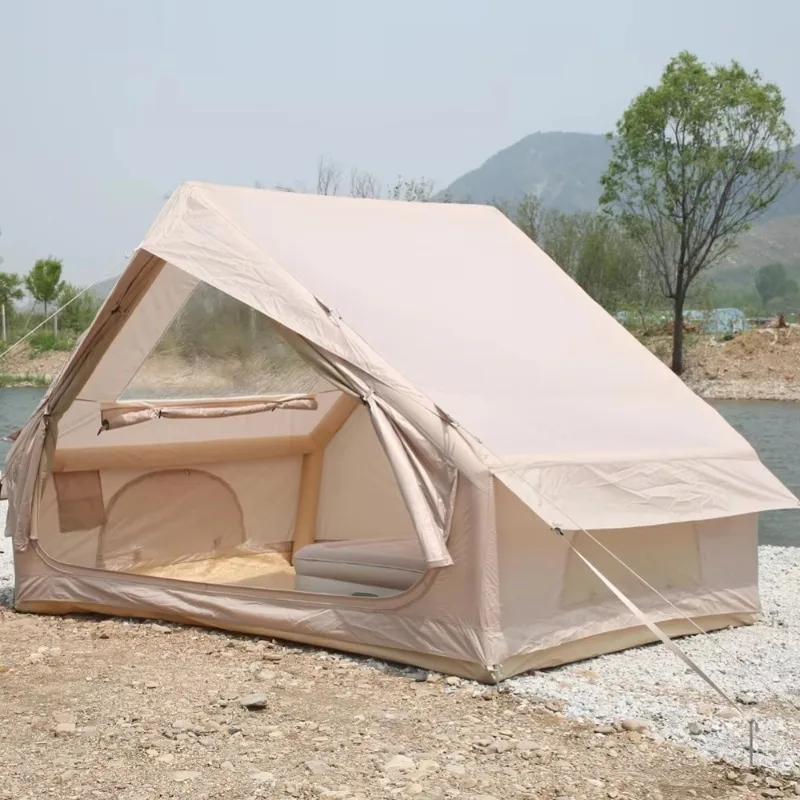 OEM Cabin Tent Air-Filled Frame Quick Open Luxury Durable Airtight Automatic Inflatable Camping Tent for Sale