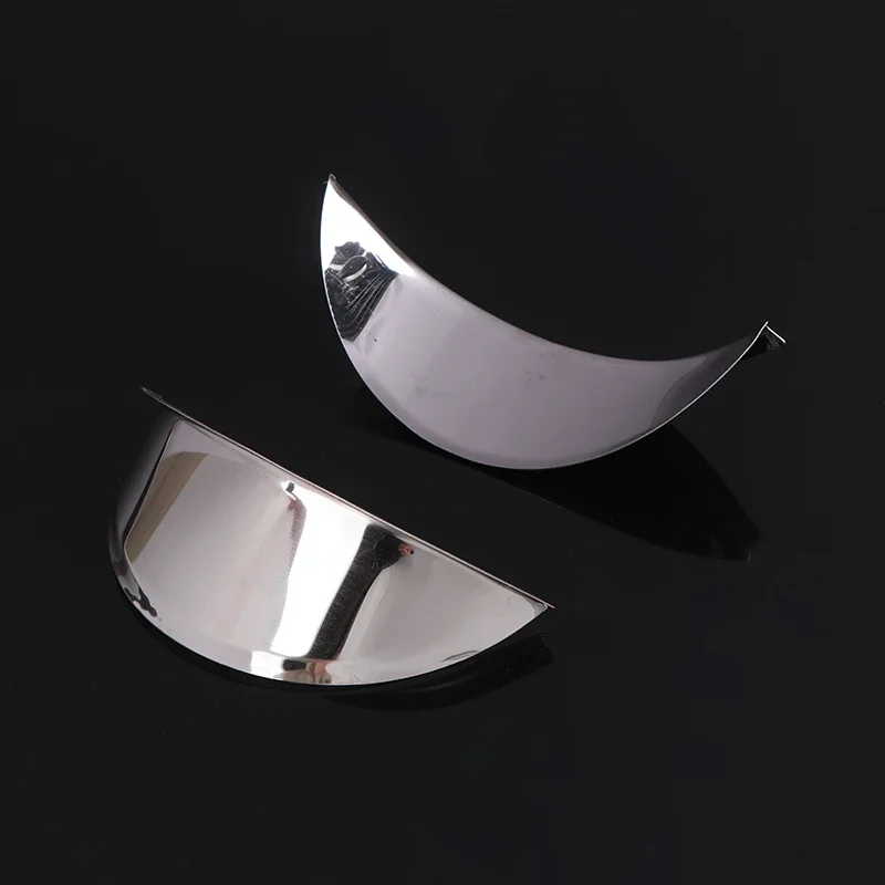 1 Stuk Universele Chrome Metal Scooter Koplamp Regendichte Cover 5.75 "/7" Voor Cafe Racer Motorfiets Voorlamp vizier