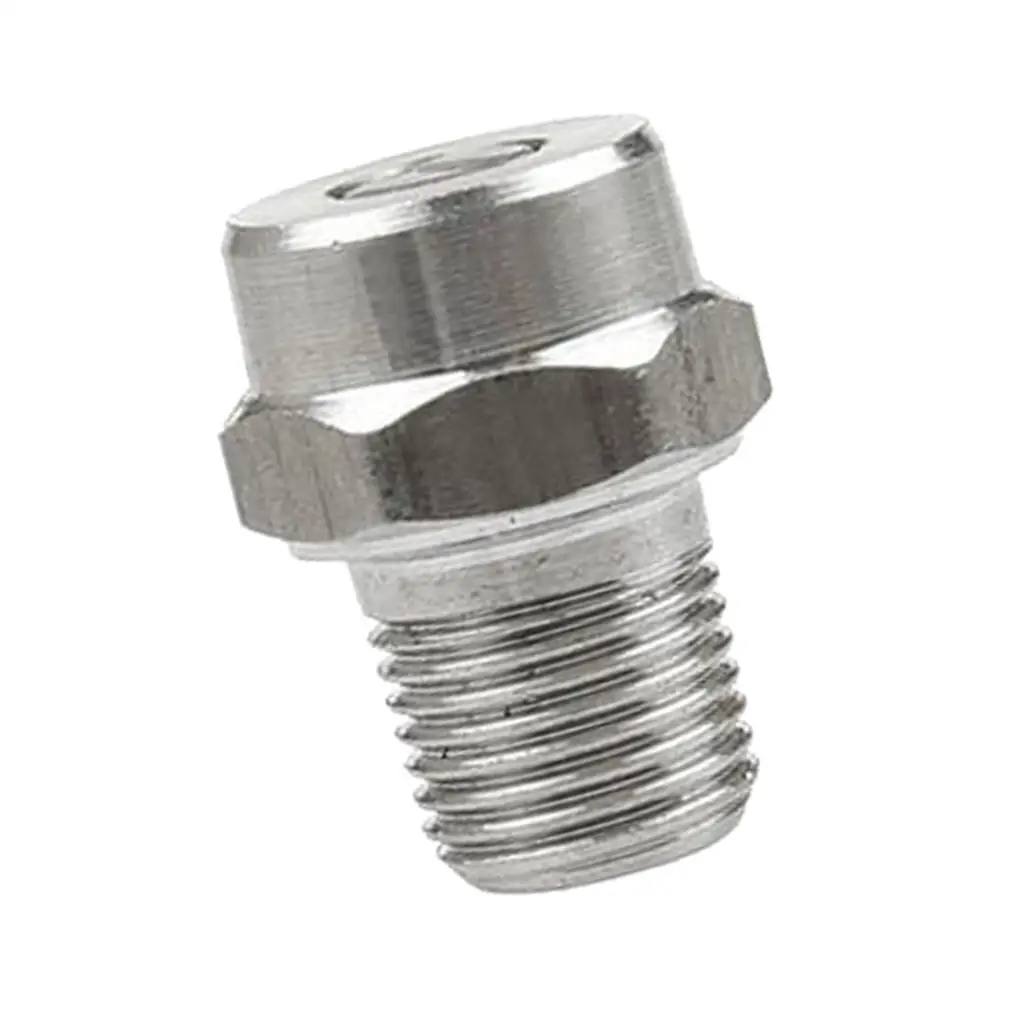 Silver Pressure Washer Spray Nozzle High Pressure Fan Tip Stainless Sprayer Nozzles for Car Wash