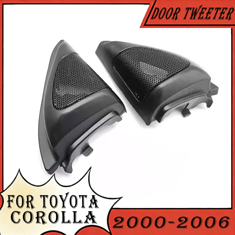 For Toyota Corolla 2000 2001 2002 2003-2006 Car Front Door Tweeter Refitting Audio Door Angle Gum Speaker Cover Triangle Cover