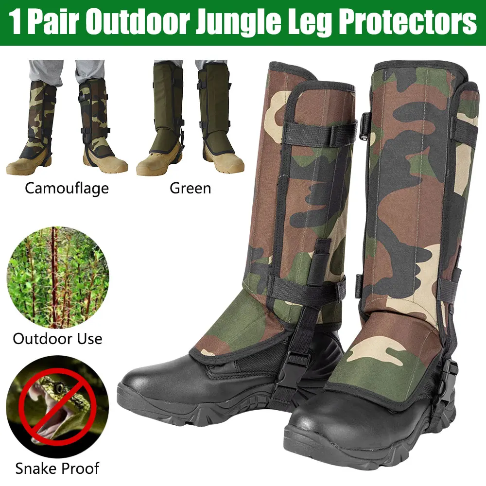 Waterproof Snow Leg Gaiters Hiking Boot Legging Shoes Adjustable Warmer Shoe Cover Tourist Outdoor Camping Trekking Hunting