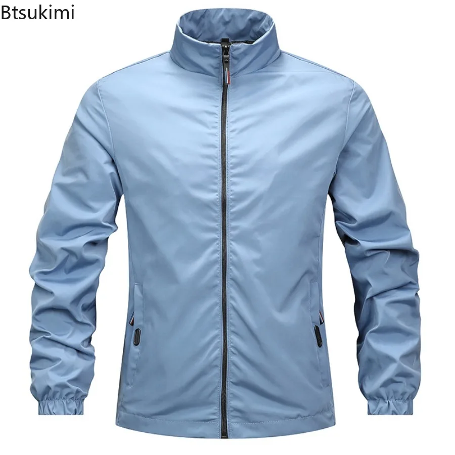 New Men's Outdoor Hiking Sports Casual Jackets Spring Autumn Multi Pockets Waterproof Windbreaker Coats Men Loose Hooded Jackets