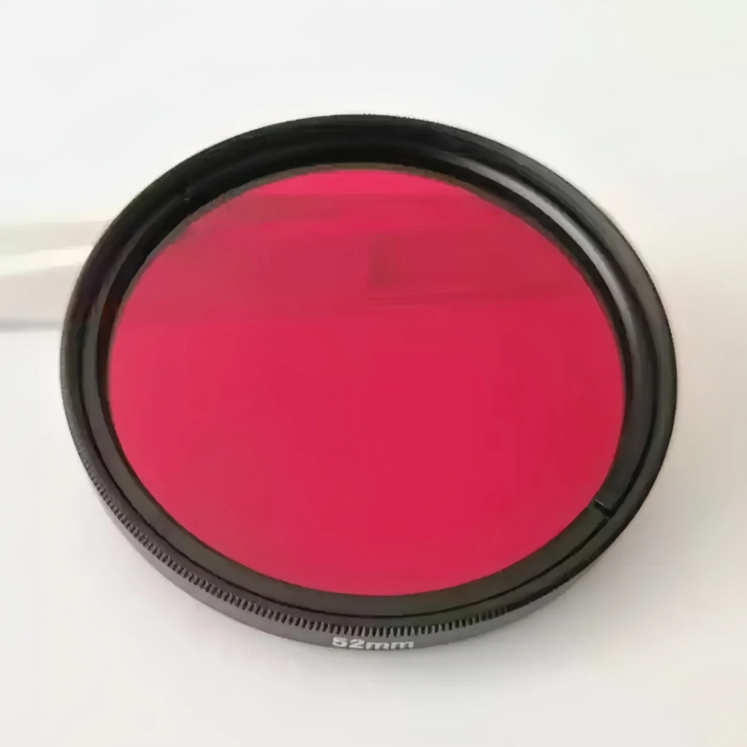 630nm Red Cutoff Filter Photography Camera Modification Glass Lens 27 30 30.5 37 37.5 40.5 48 49 52 55 58 67 77 82mm HB630 RG630