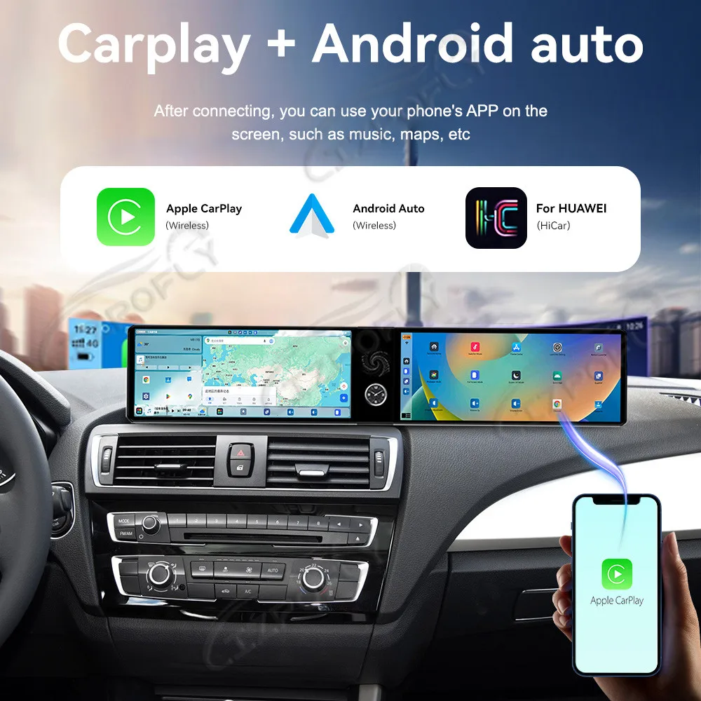 راديو سيارة بشاشة تعمل باللمس لسيارات BMW 1 2 Series F20 F21 2013-2017 أندرويد نظام تحديد المواقع للسيارات راديو الوسائط المتعددة وحدة استقبال ستيريو #4