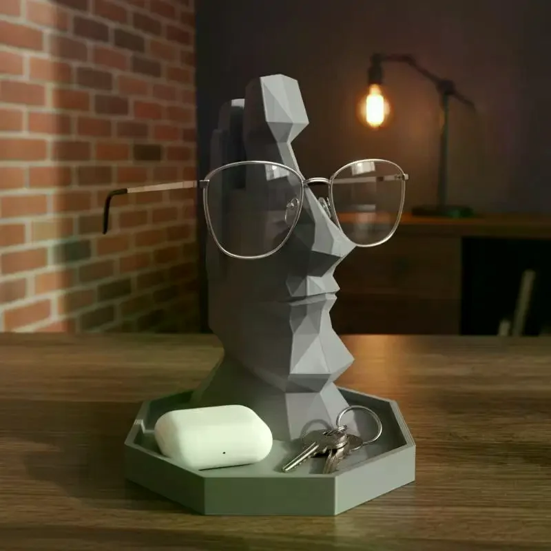 Creative Design Quirky Eyeglass Holder - Unique Fun-Shaped Desktop Organizer For Home, Office Gift