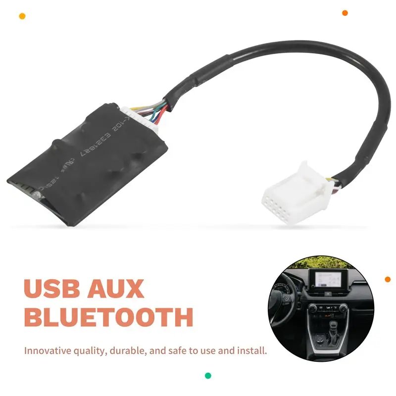 Customer Favorite Car Radio Audio Adapter Bluetooth AUX Cable Microphone Handsfree Music Interface Disc Box For Toyota Camry Cor