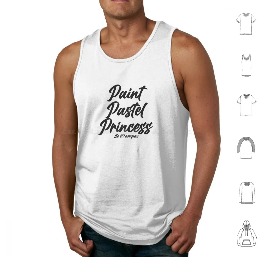 Paint Pastel Princess Lyrics Tank Tops Print Cotton Silverchair Paint Pastel Princess Lyrics Bo And Arapax Lyric Music