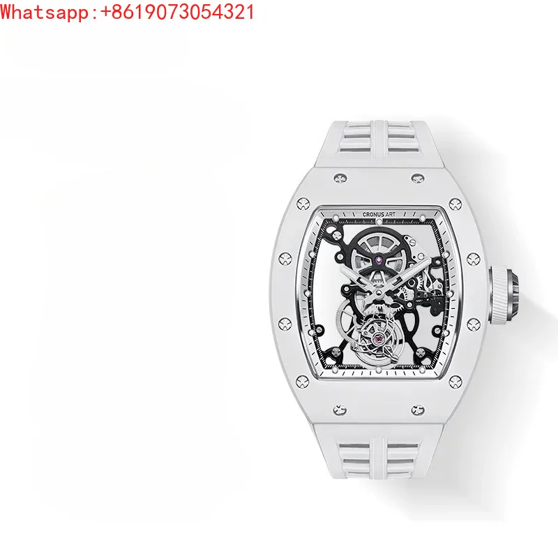 Emperor Qin Shi Huang flywheel ceramic series, men's mechanical watch fashion trend high-end watch