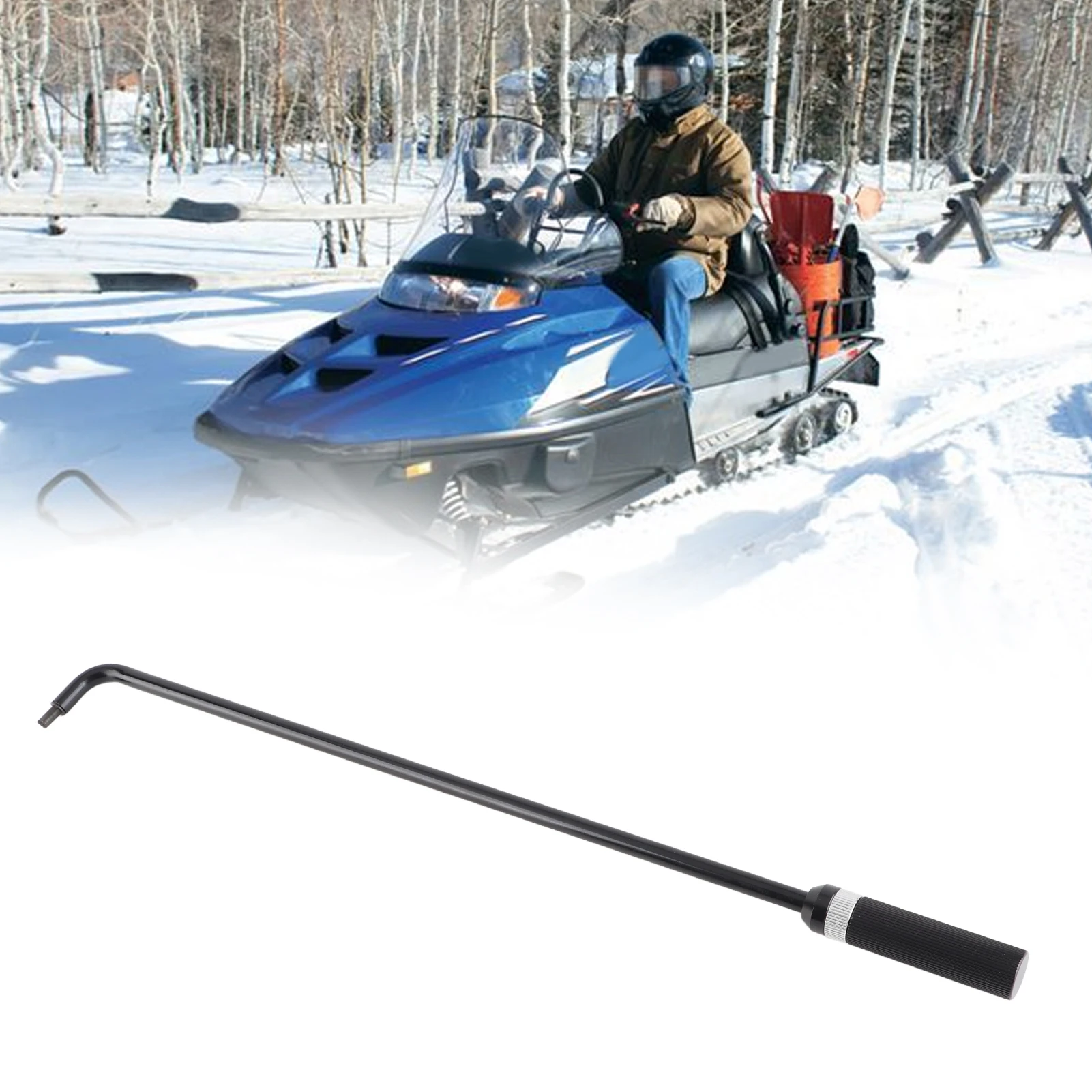 16.34inch Motorcycle Tool 110 degree Angled Head Carb Pilot Screw Adjusting Tool Dependable Sturdy for ATV for Snowmobile