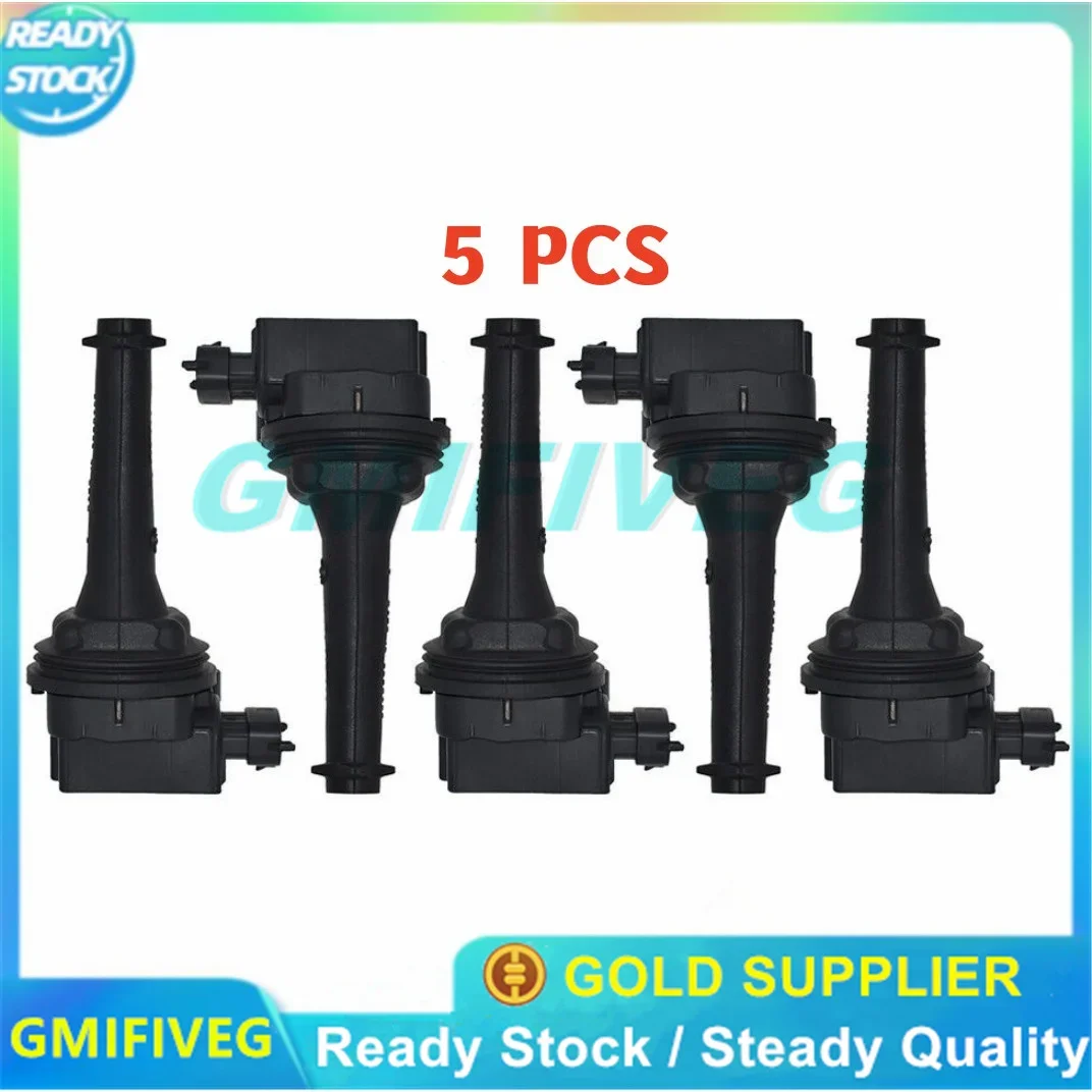 1/5X 0221604001 56029129AA 56029129AB Ignition Coils for Volvo C70 S60 S70 S80 V60 V70 XC60 XC70 XC90 L5 L6 2.3L 2.4L 2.5L 2.8L