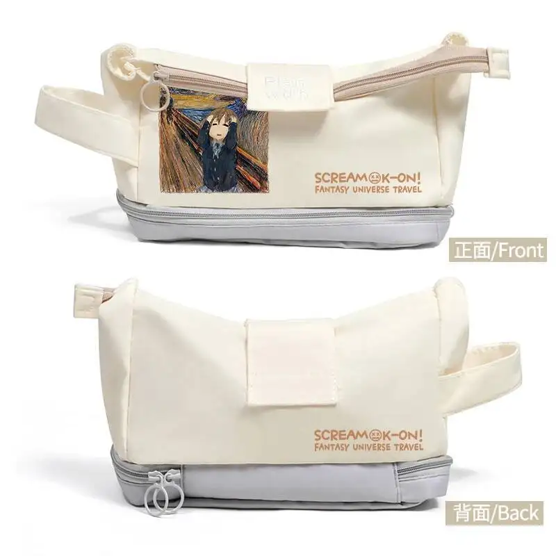 

Anime GAME Hirasawa Yui Anime Capacity Pencil Cartoon Stationery Holder Bag Children Pen Case Students School Supplies Kids Gift