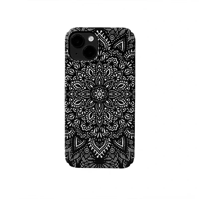 

Black and White Patterned Pattern Phone Case for IPHONE 17 Air 16E 15 PROMAX 14 Plus 13 12 MINI 11 16Plus XR Acrylic Phone Cover