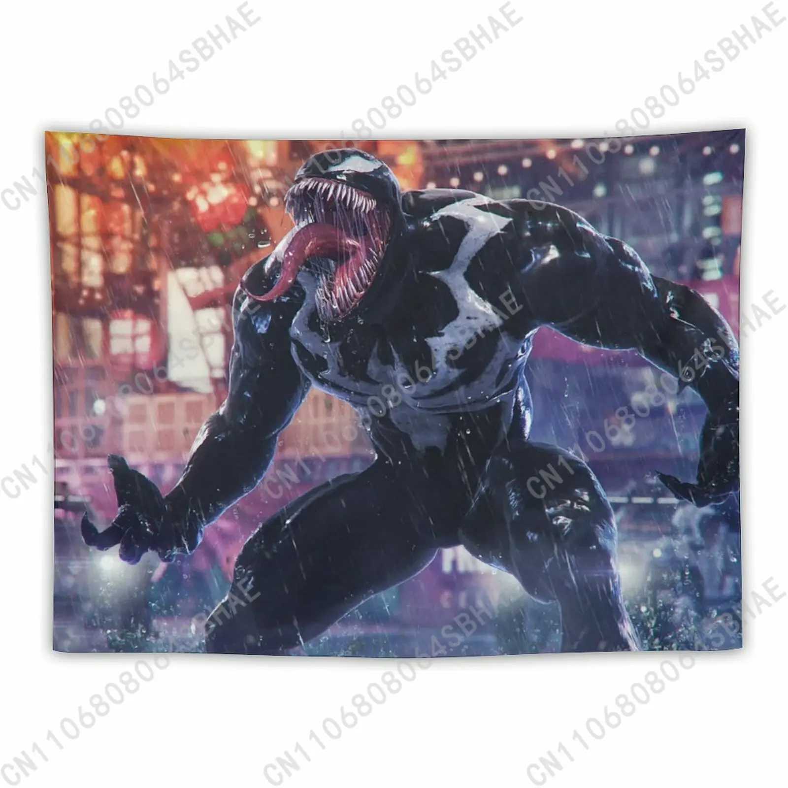 

Marvel Venom Custom Photo Wall Tapestry Personalized Blanket Wall Hanging Bedroom Living Room Birthday Gift Cosplay