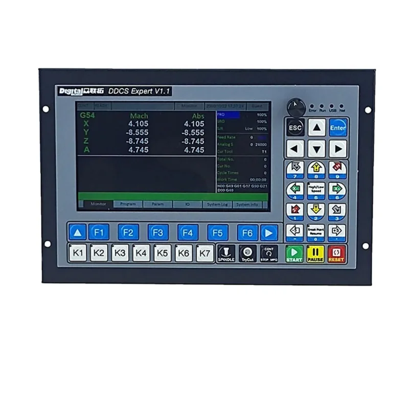 Free Shippingl DDCS Expert Standalone Motion Offline Support 3 / 4 / 5 axis USB CNC Controller Interface