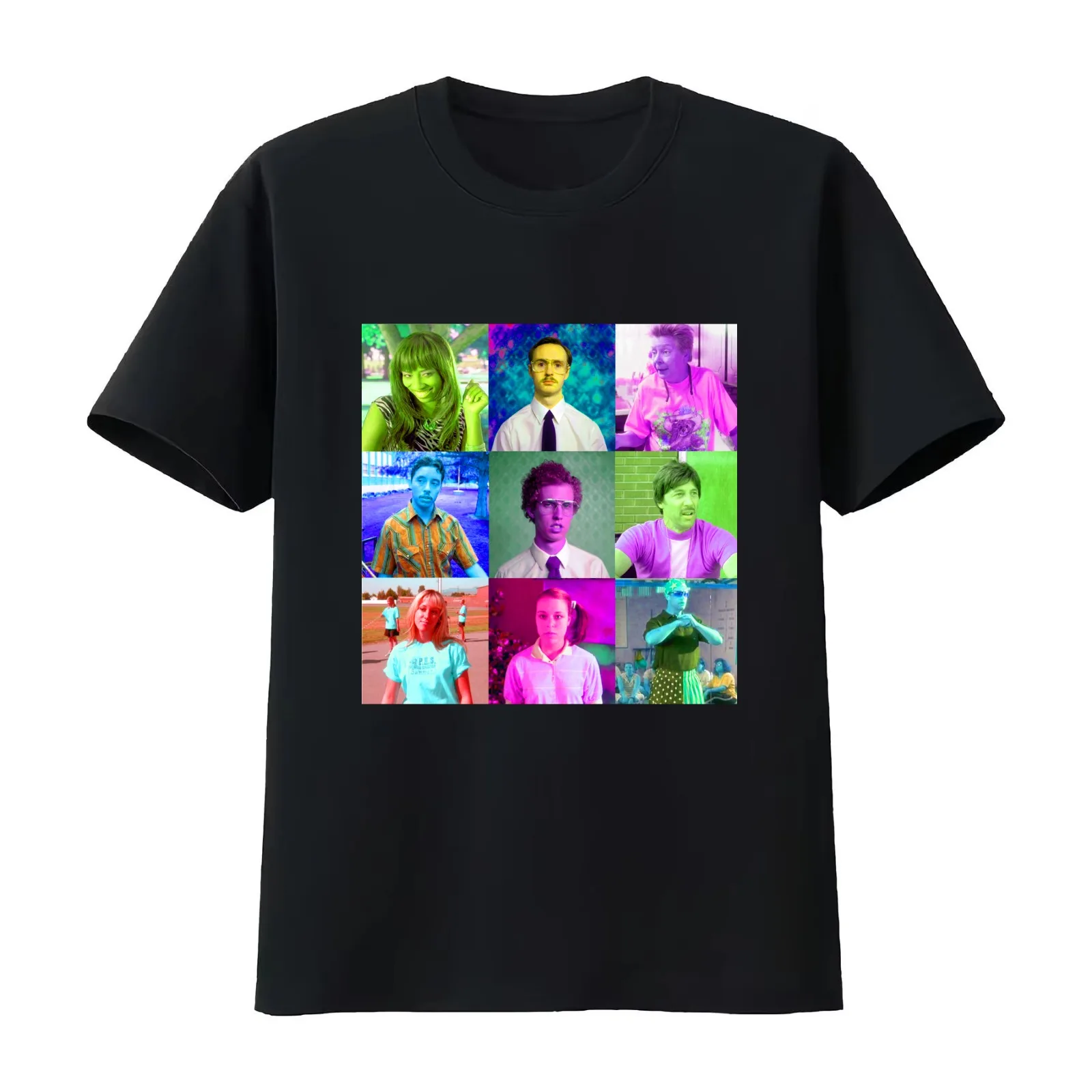 Dynamite Gang Collage T-Shirt Summer Casual Cotton Tee Oversized Streetwear Tops Vintage Graphic Print Unisex Men Women