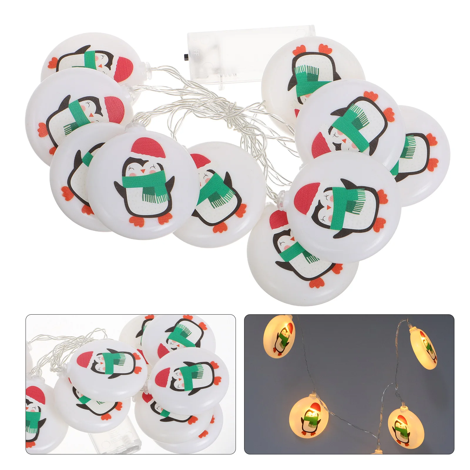 

Christmas String Lamp Led Lights Warm Glow Energy Saving Durable Creative Shape Indoor Outdoor Wedding Bar Decoration Festival