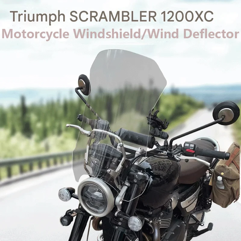 For TRIUMPH Triumph Scrambler 1200 XC front windshield modifica accessories Increased air deflector Modification Accessories