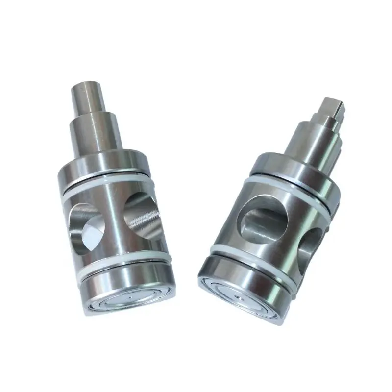 الروتاري صمام الأساسية SS304 غير القابل للصدأ بوابة التحول الأسطوانة من ماكينة تعبئة معجون DN25/38 SHENLIN