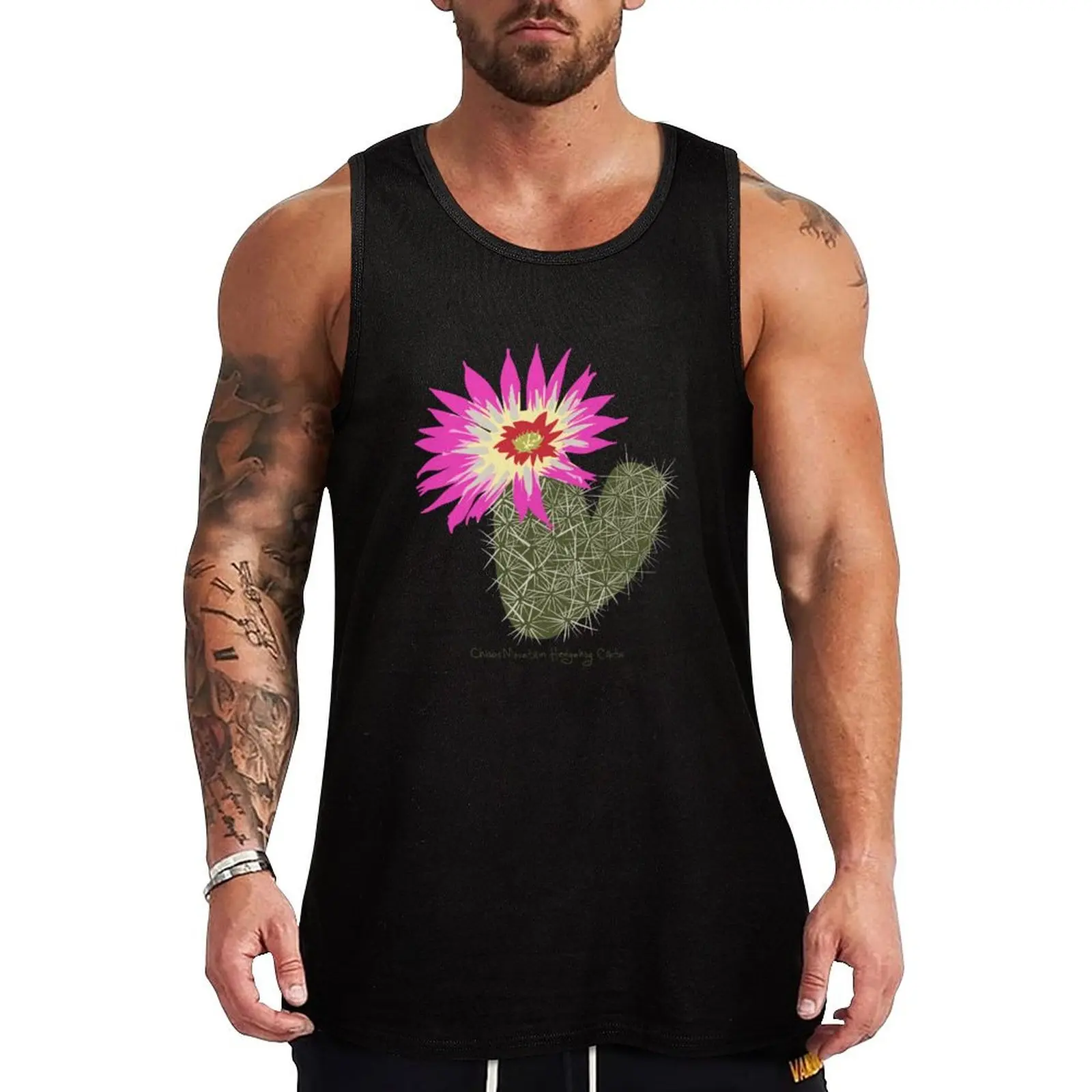 

Chisos Mountains Hedgehog Cactus (Echinocereus chisoensis var. chisoensis) Texas Threatened Plant Tank Top