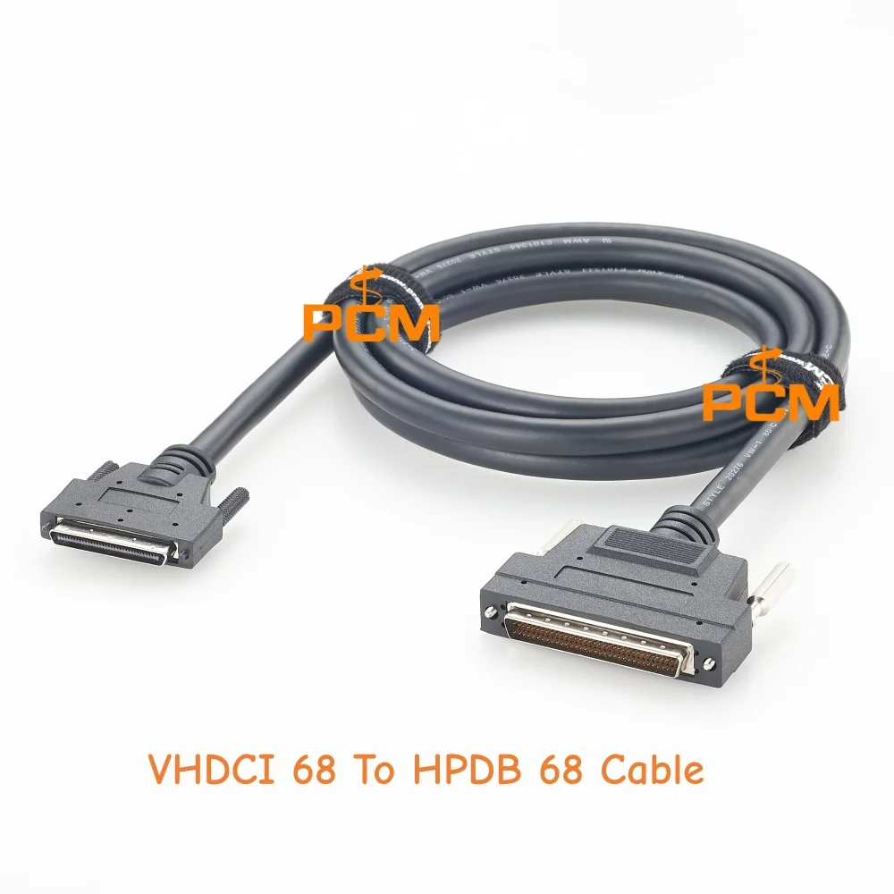 VHDCI68 To HPDB68 Cable 68 Pin SCSI Cable Male To Male High Density Shielded Signal Cable For Industrial Equipment