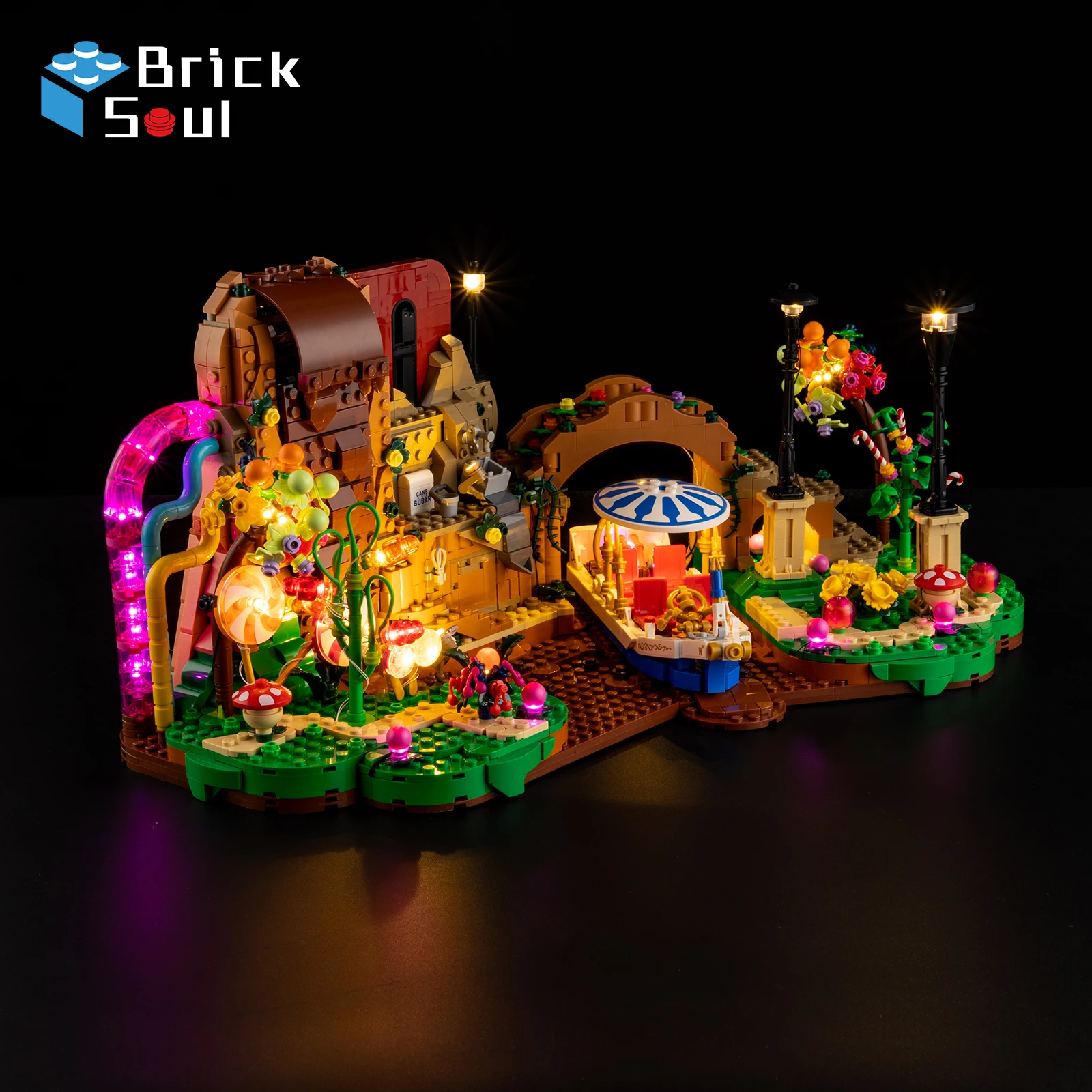 

Комплект светодиодных фонарей для Lego 21360 Willy Wonka и шоколадной фабрики, набор игрушек «сделай сам», не входят строительные блоки