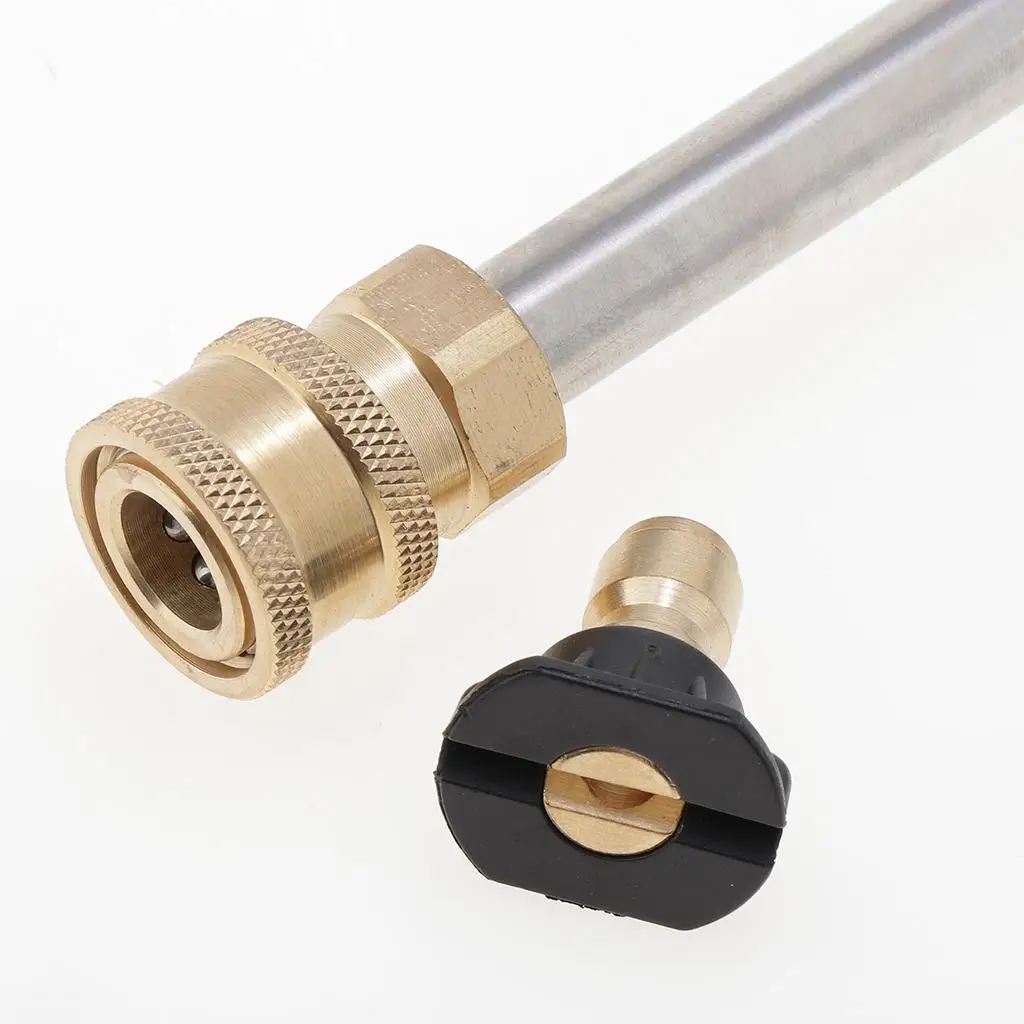 Pressure Washer Accessories Kit Quick Connect Extension Wand with Nozzle Tips for Karcher K2 K3 K5 Driveways