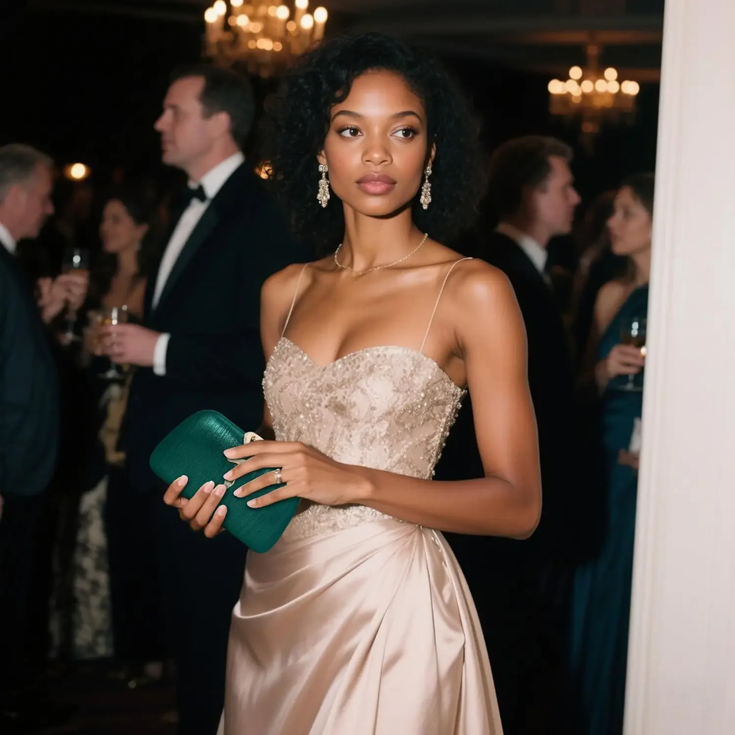 Картина 4: Jessie женские вечерние сумки формальные свадебные маленькие клатчи кошельки через плечо для выпускного вечера коктейльные вечерние сумки