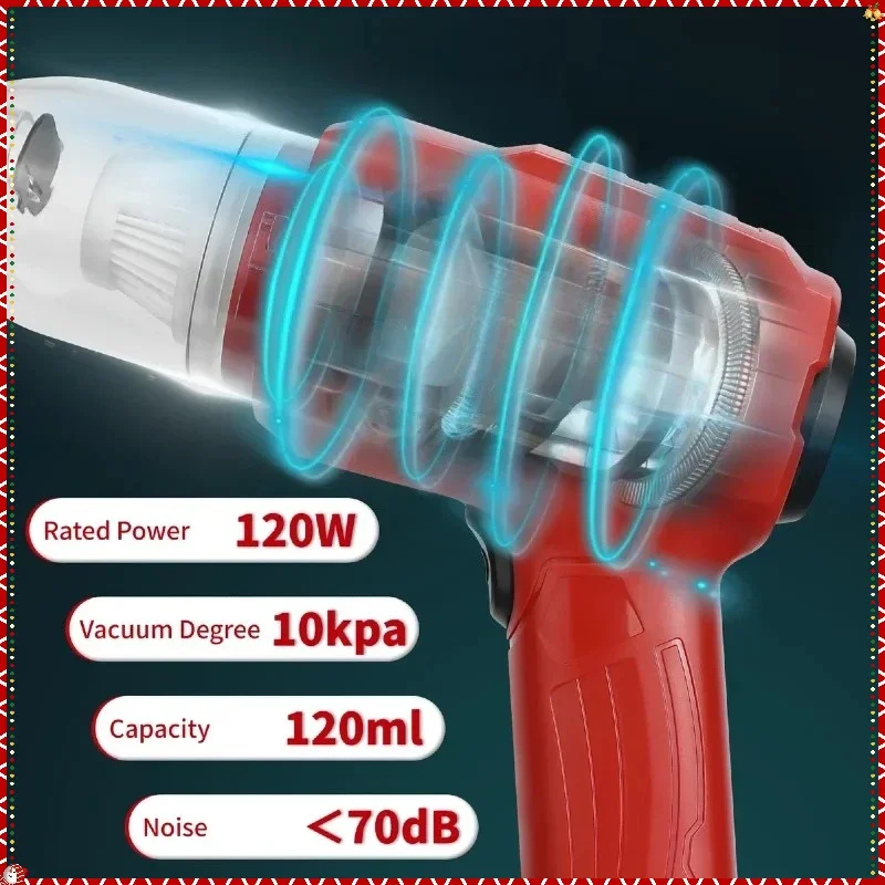 Milwaukee 2в1 ручной беспроводной автомобильный пылесос 10 кПа мощная машина для сбора пыли и воздуходувка для аккумулятора Milwaukee 18 В